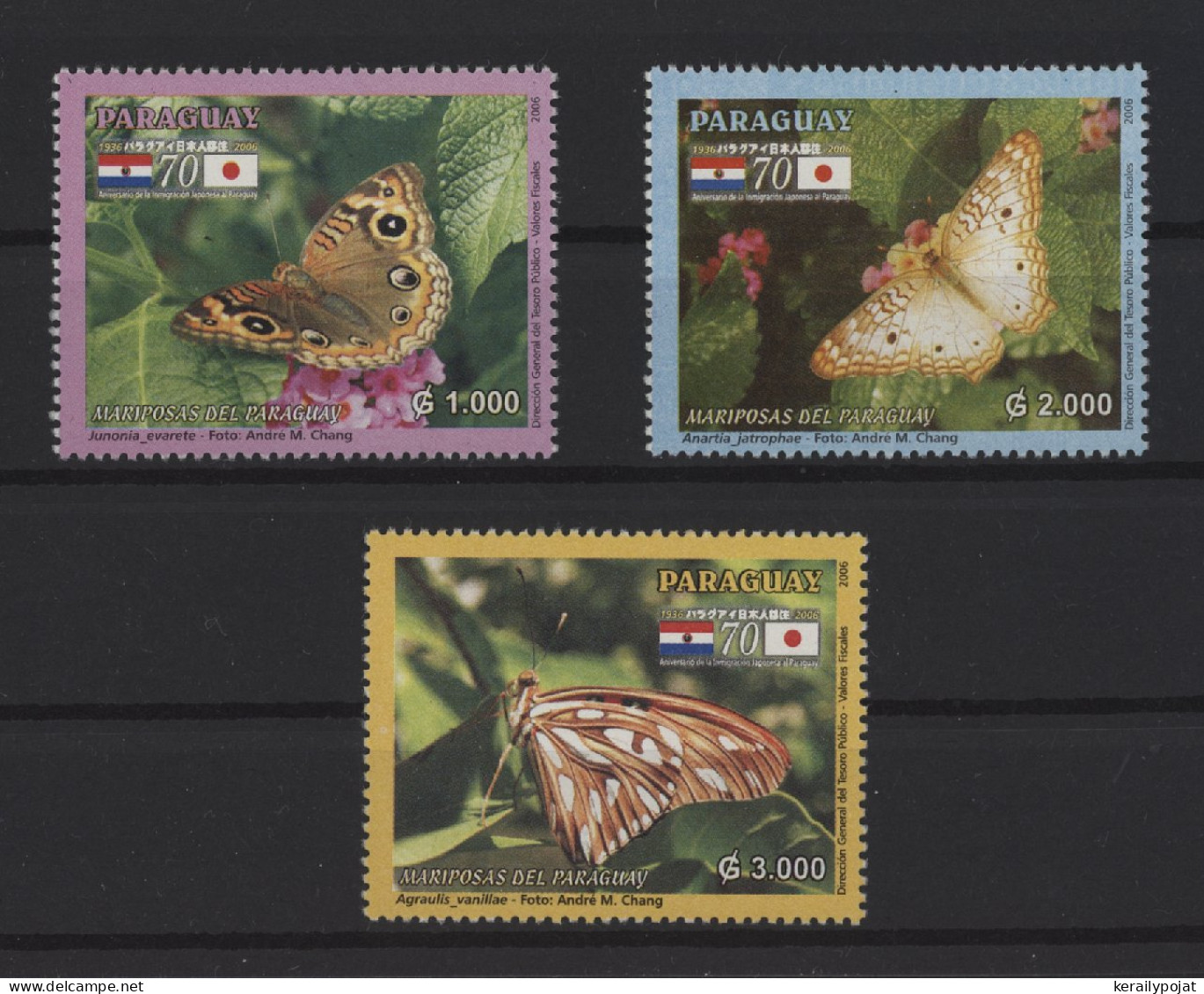 Paraguay - 2006 Butterflies MNH__(TH-26946) - Paraguay