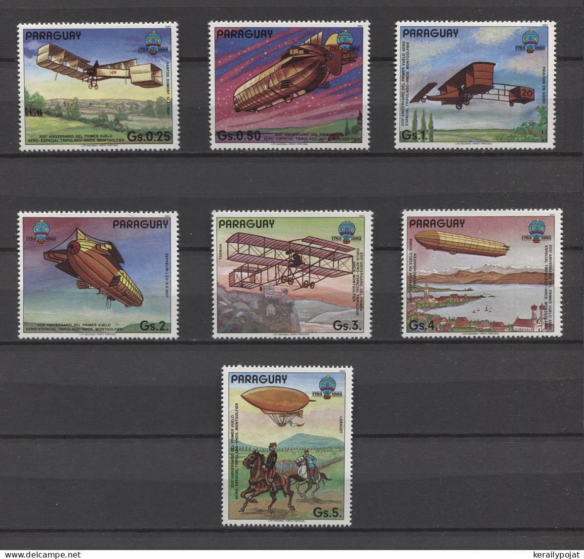 Paraguay - 1984 Aviation MNH__(TH-23676) - Paraguay