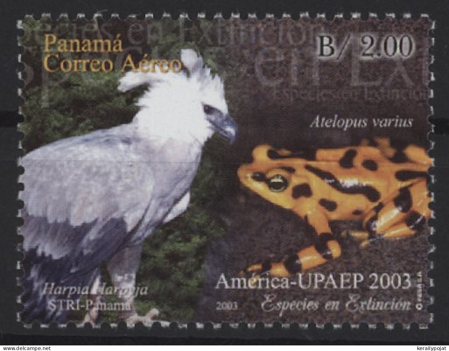 Panama - 2003 Native Fauna And Flora MNH__(TH-27230) - Panama