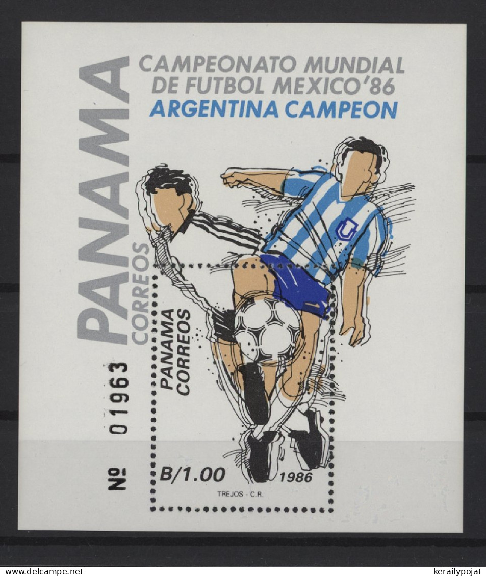 Panama - 1986 World Cup Block MNH__(TH-27729) - Panamá