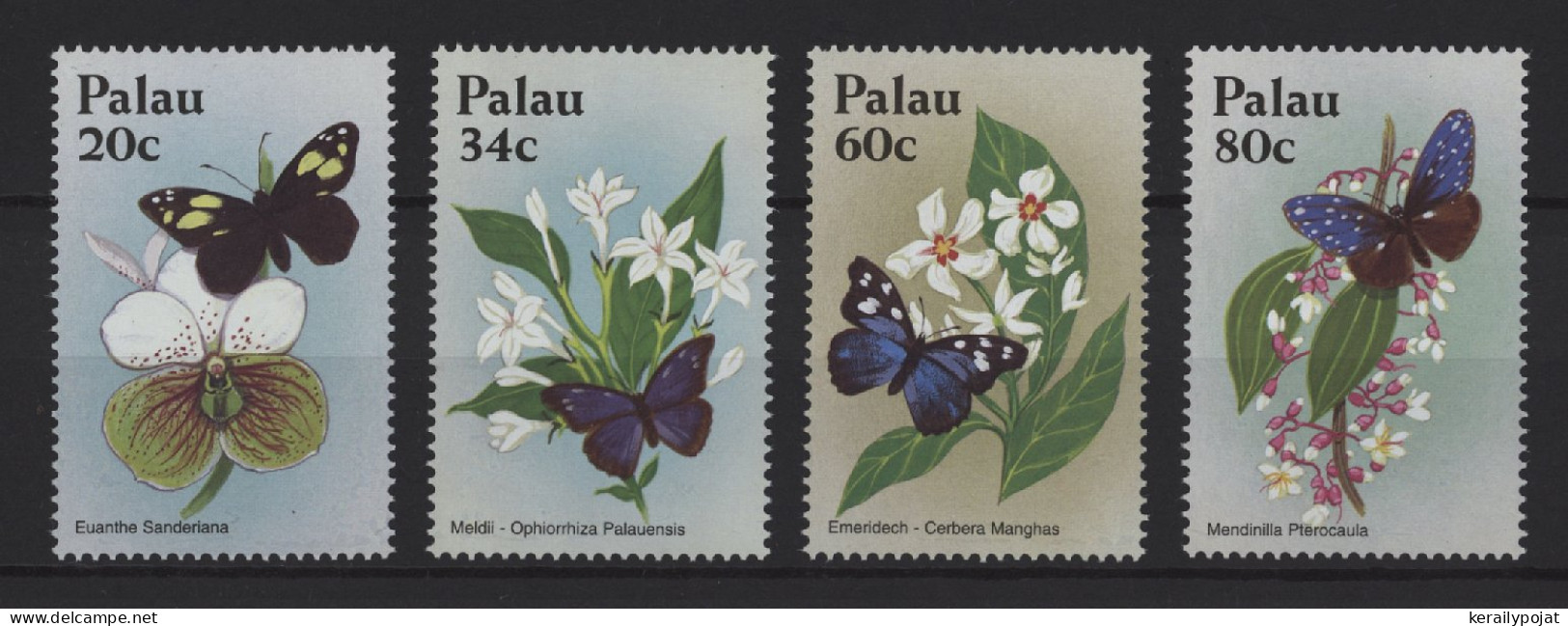 Palau - 2002 Native Flowers MNH__(TH-26942) - Palau