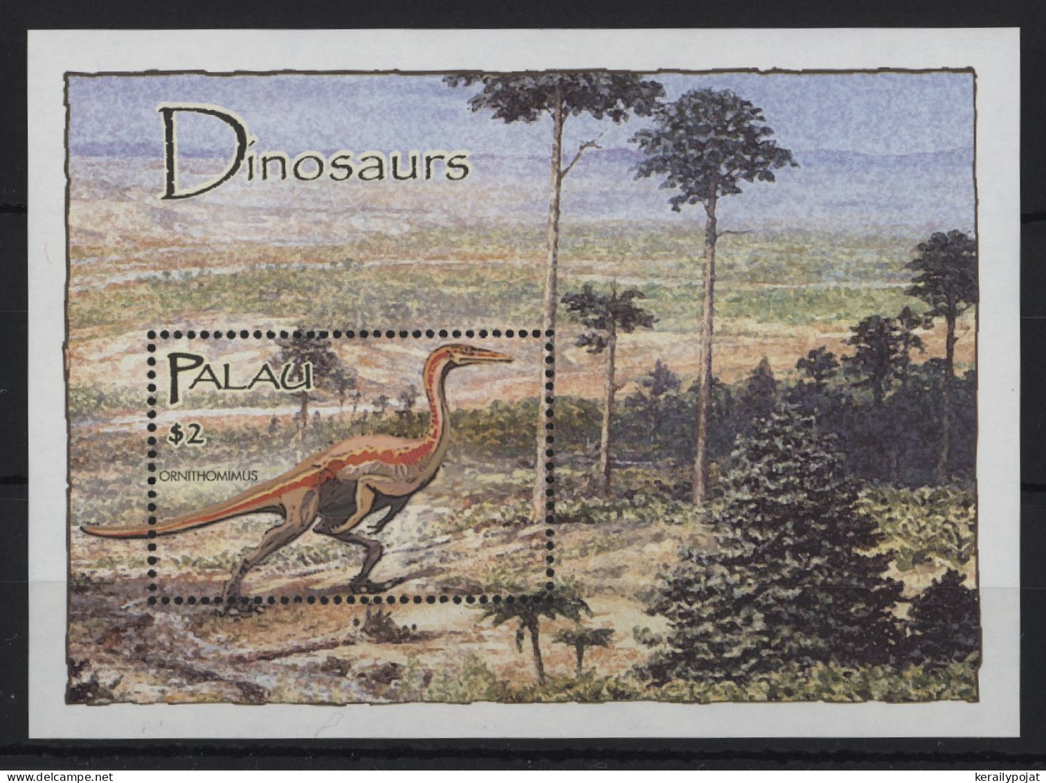 Palau - 2004 Prehistoric Animals Block (1) MNH__(TH-24469) - Palau