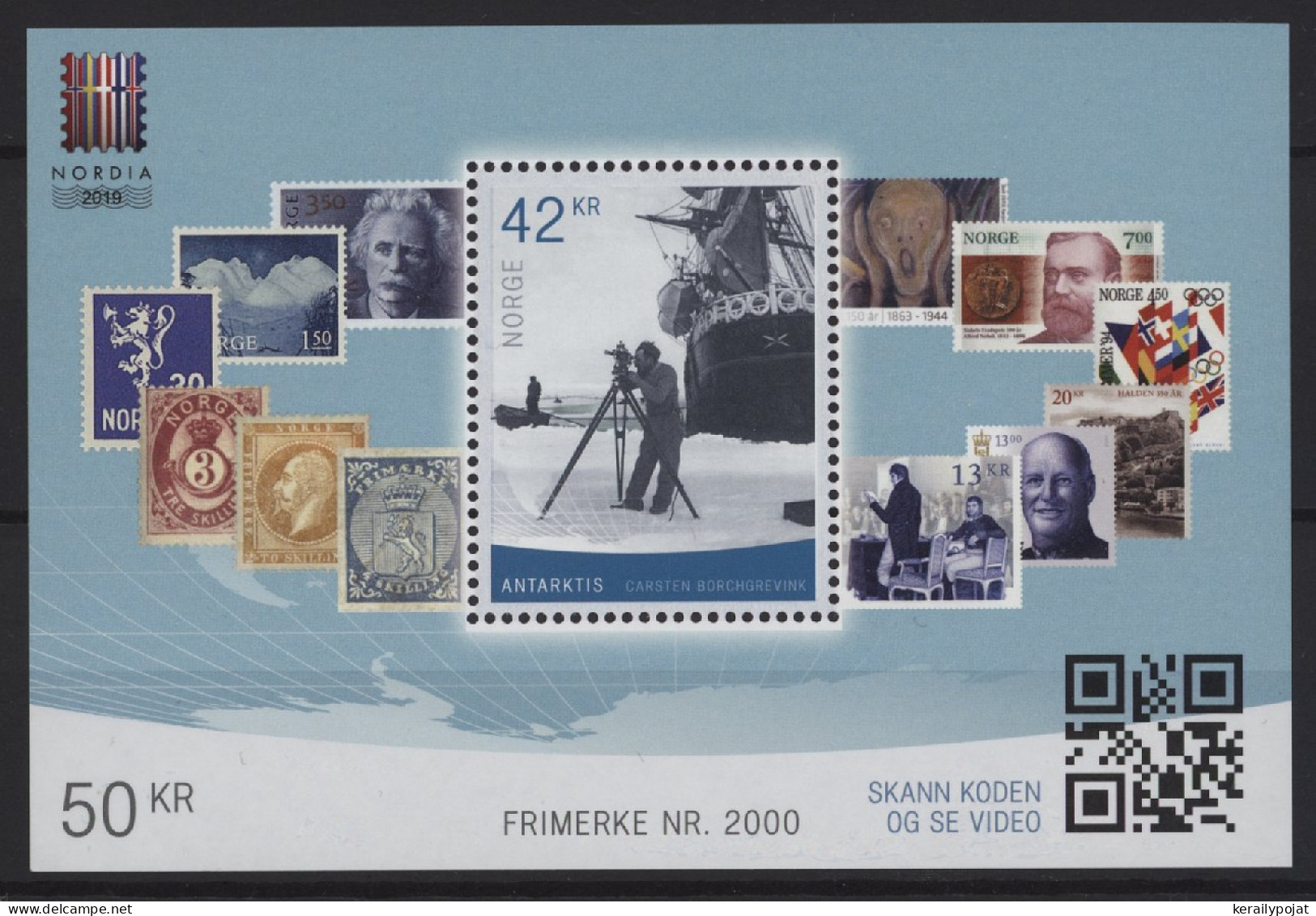 Norway - 2019 Nordia '19 Block MNH__(TH-25989) - Blocks & Kleinbögen