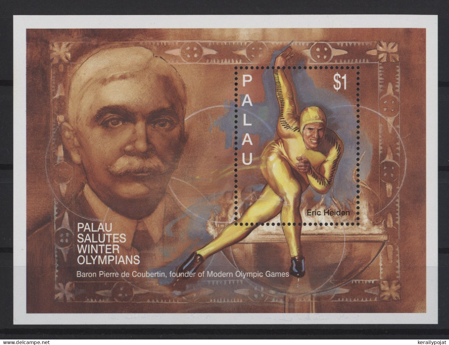 Palau - 1994 Olympic Committee Block (5) MNH__(TH-27662) - Palau