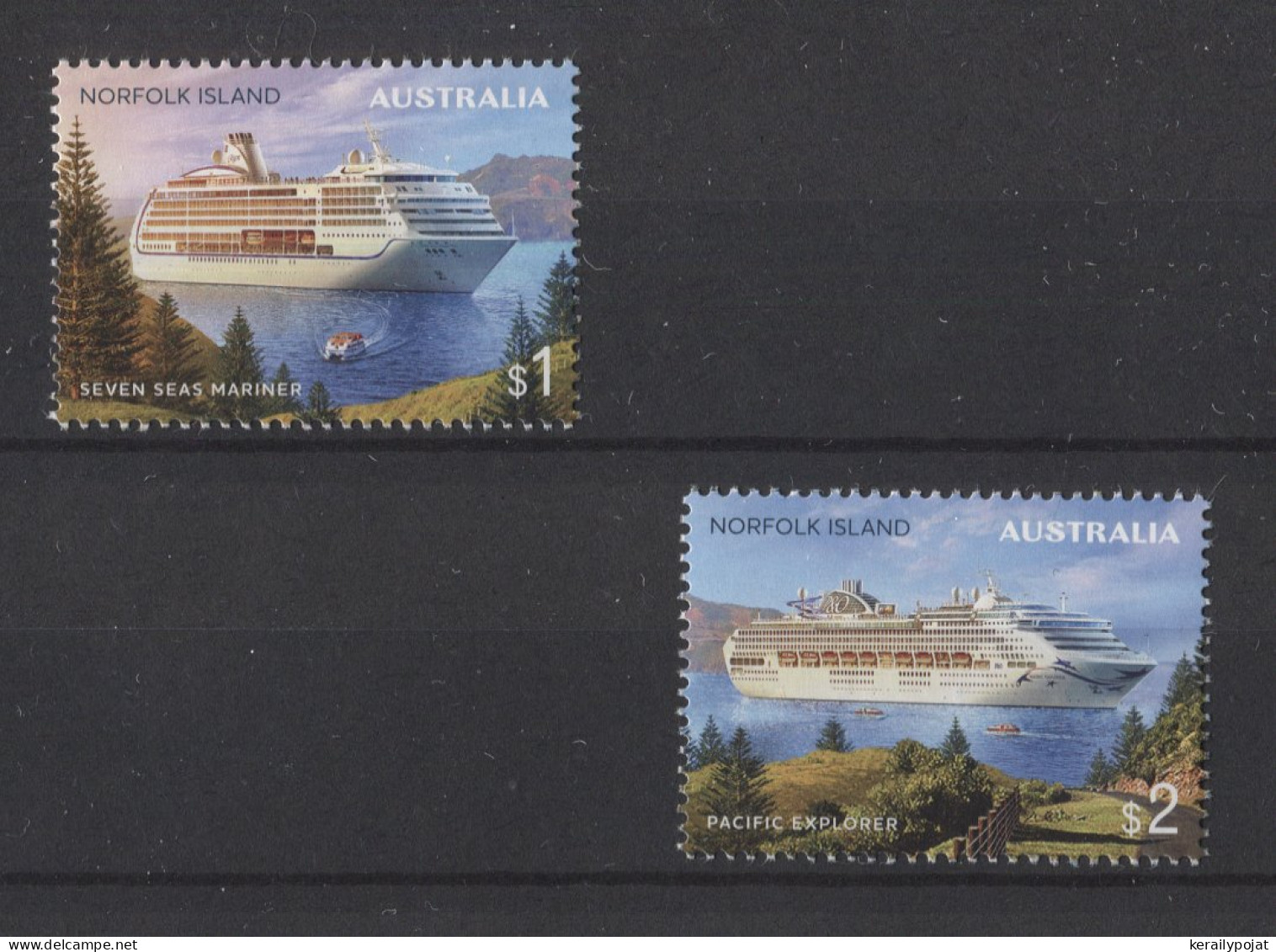 Norfolk Island - 2018 Cruise Ships MNH__(TH-26206) - Isola Norfolk