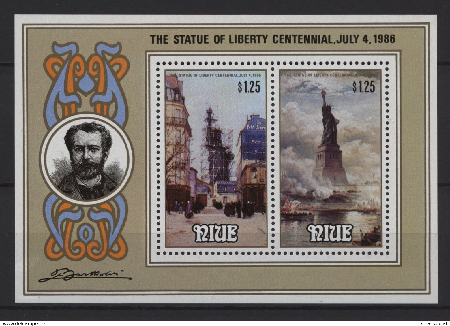 Niue - 1986 Statue Of Liberty Block MNH__(TH-27432) - Niue