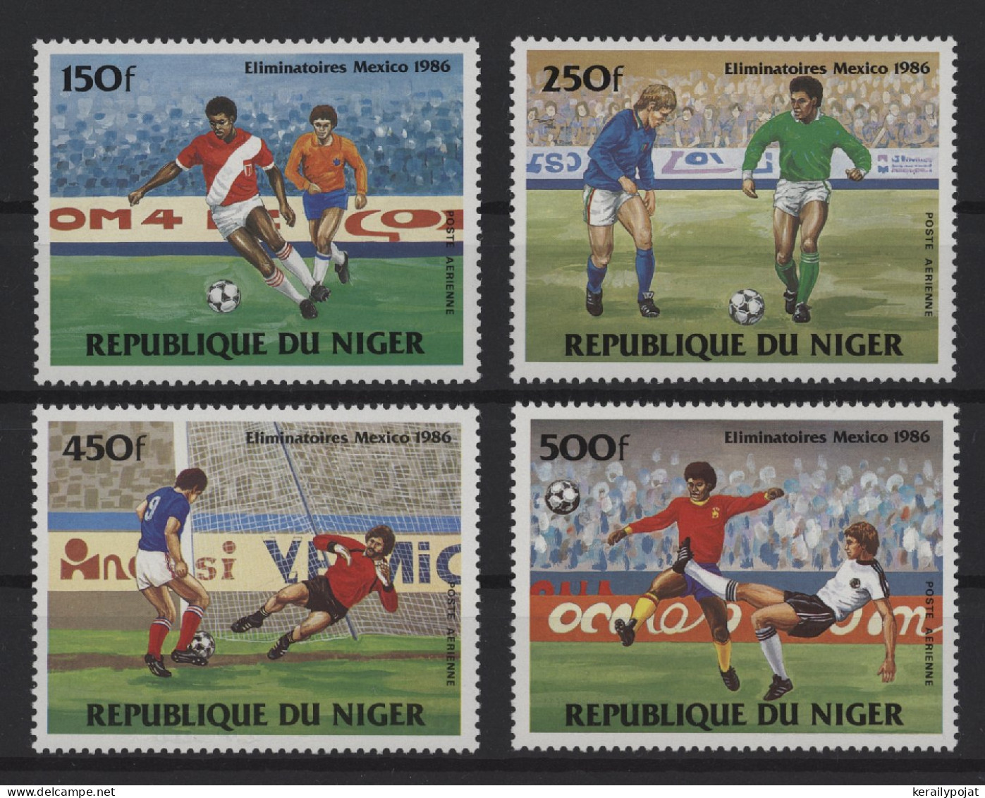 Niger - 1986 Soccer World Cup MNH__(TH-27804) - Níger (1960-...)