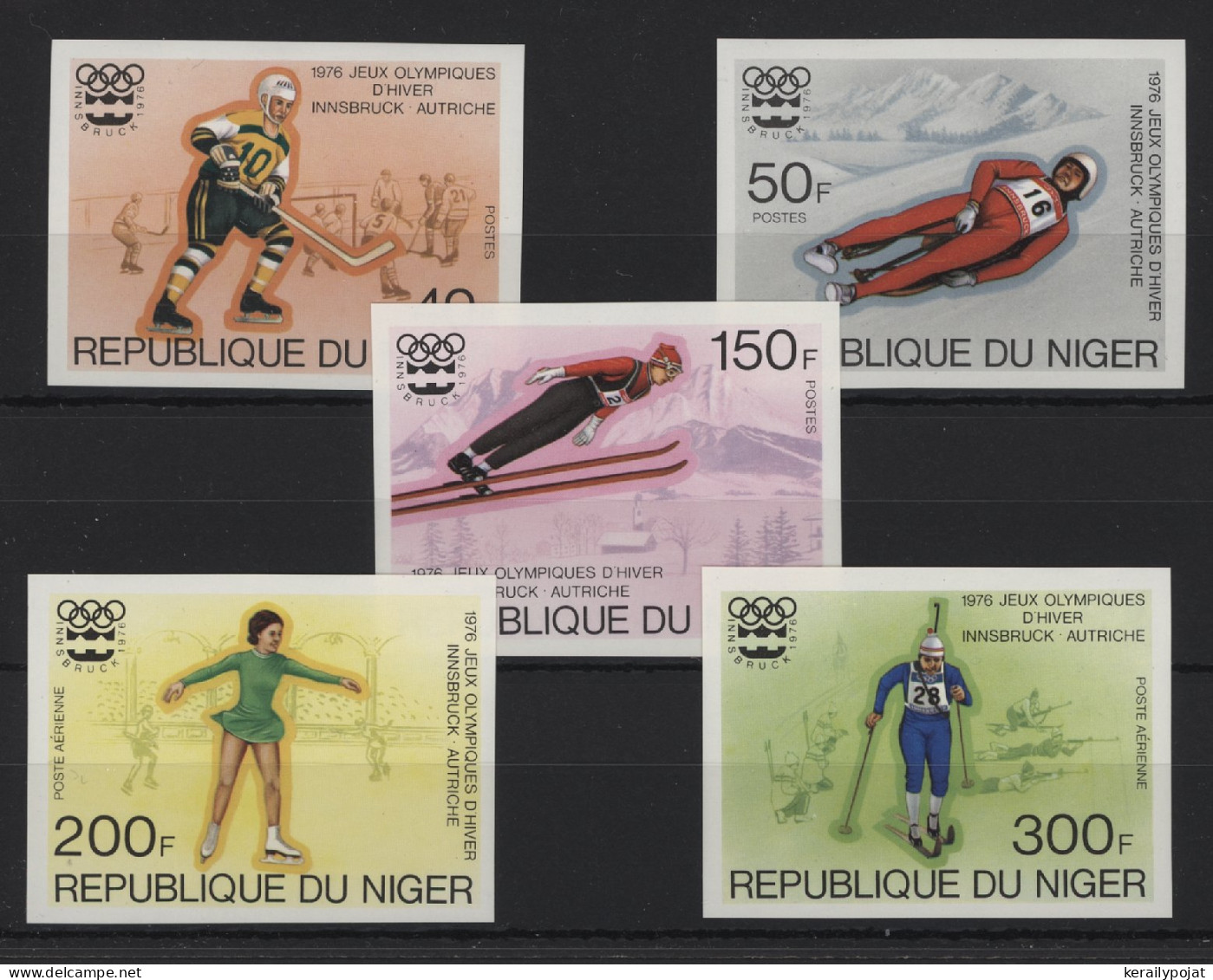Niger - 1976 Winter Olympics Innsbruck IMPERFORATE MNH__(TH-24316) - Níger (1960-...)