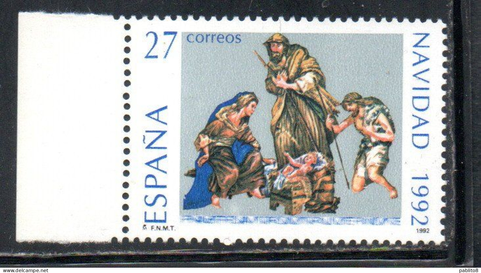 SPAIN ESPAÑA SPAGNA 1992 CHRISTMAS NATALE NOEL WEIHNACHTEN NAVIDAD 27p MNH - Ongebruikt