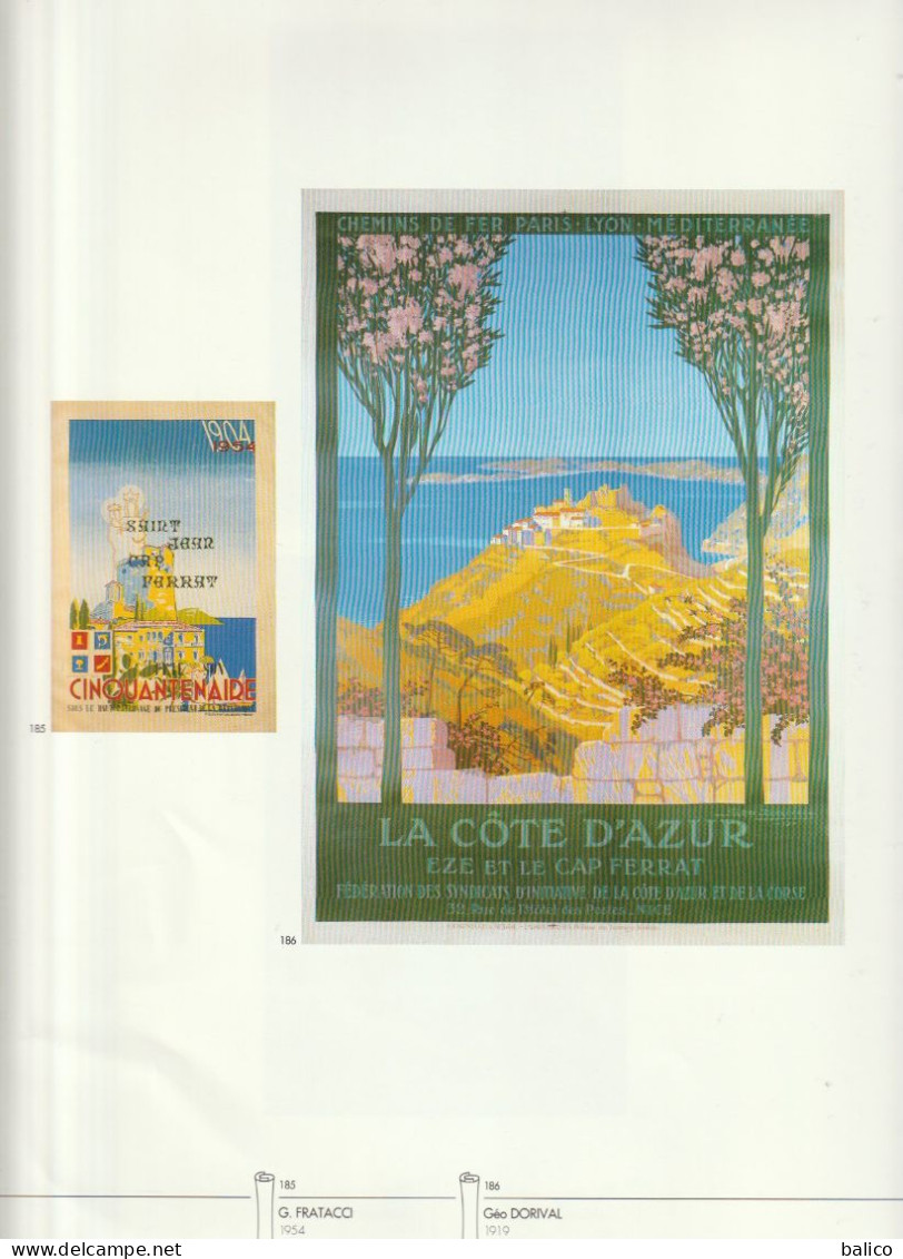 Pages Du Livre "AFFICHES D'AZUR" Alpes Maritimes  ( Recto Verso, Pages 161/162 )  CÔTE D'AZUR - Afiches