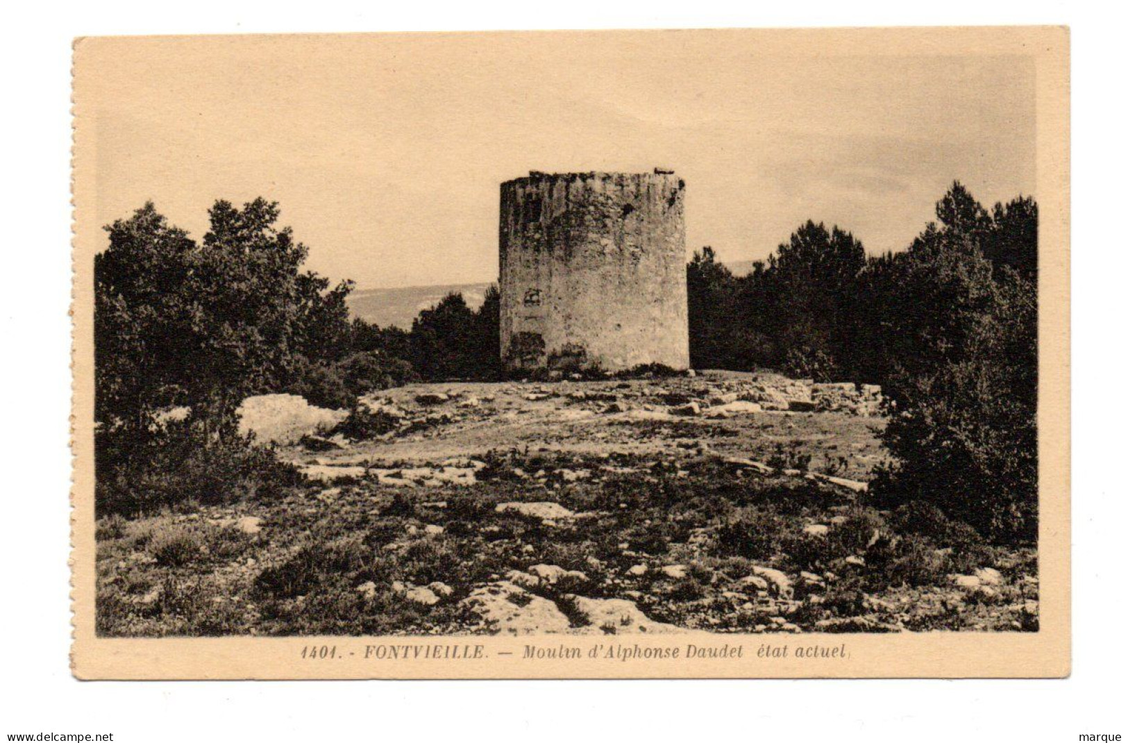 Cpa N° 1401 FONTVIEILLE Moulin D'Alphonse Daudet Etat Actuel - Fontvieille