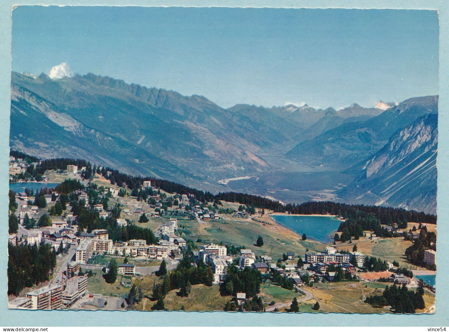 PLATEAU DE CRANS - MONTANA Et La Vallée Du Rhône - Crans-Montana