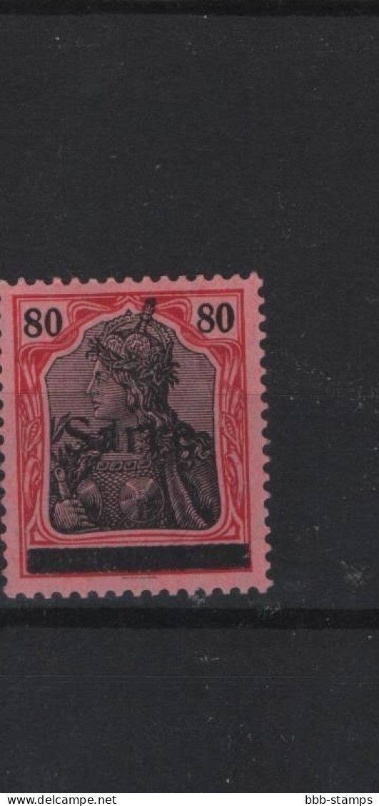 Saar Michel Kat.Nr.  Falz7/* 16 BPP Geprüft - Unused Stamps