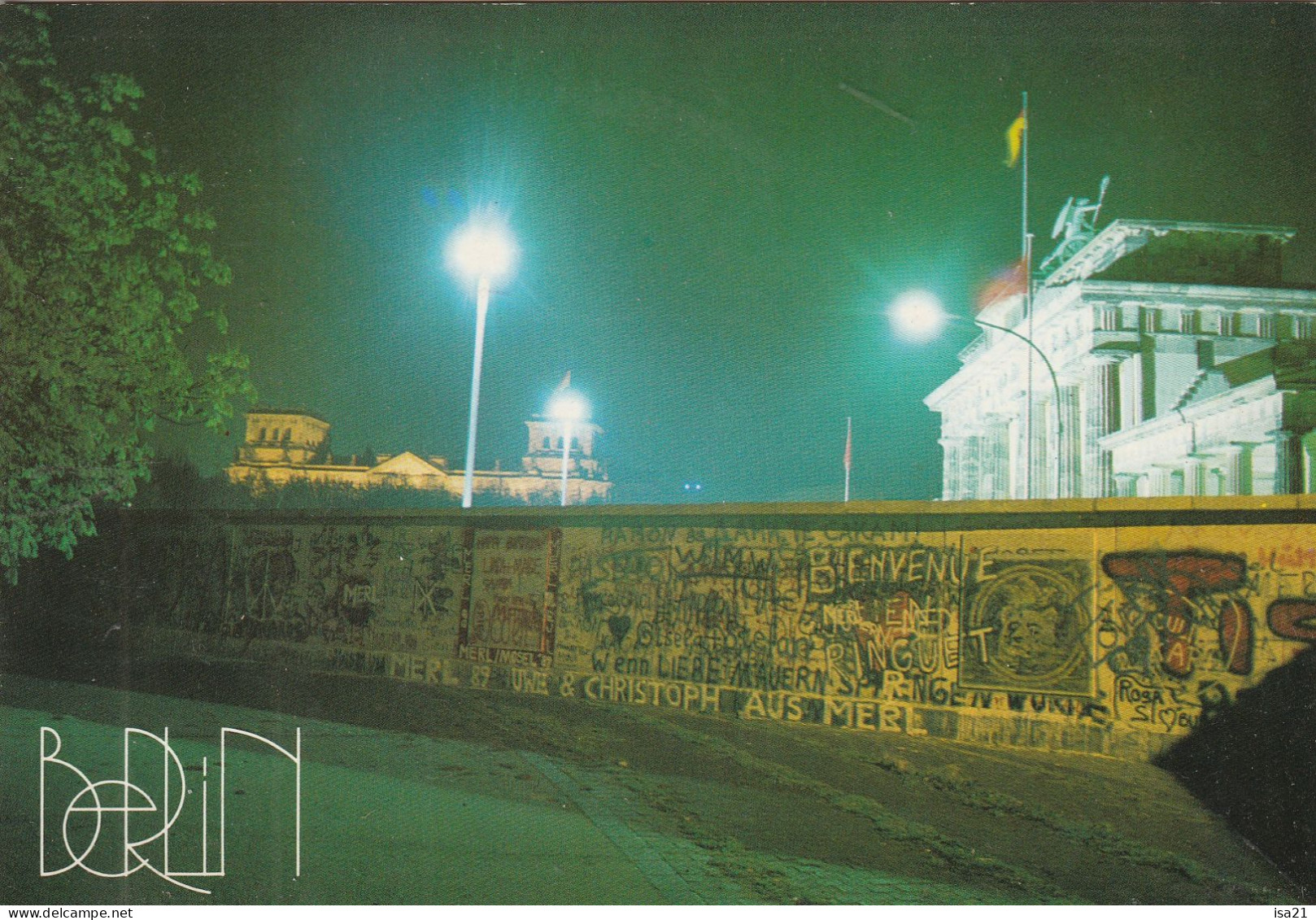Carte Postale: DIE MAUER, Le Mur De Berlin. (2) - Berlin Wall