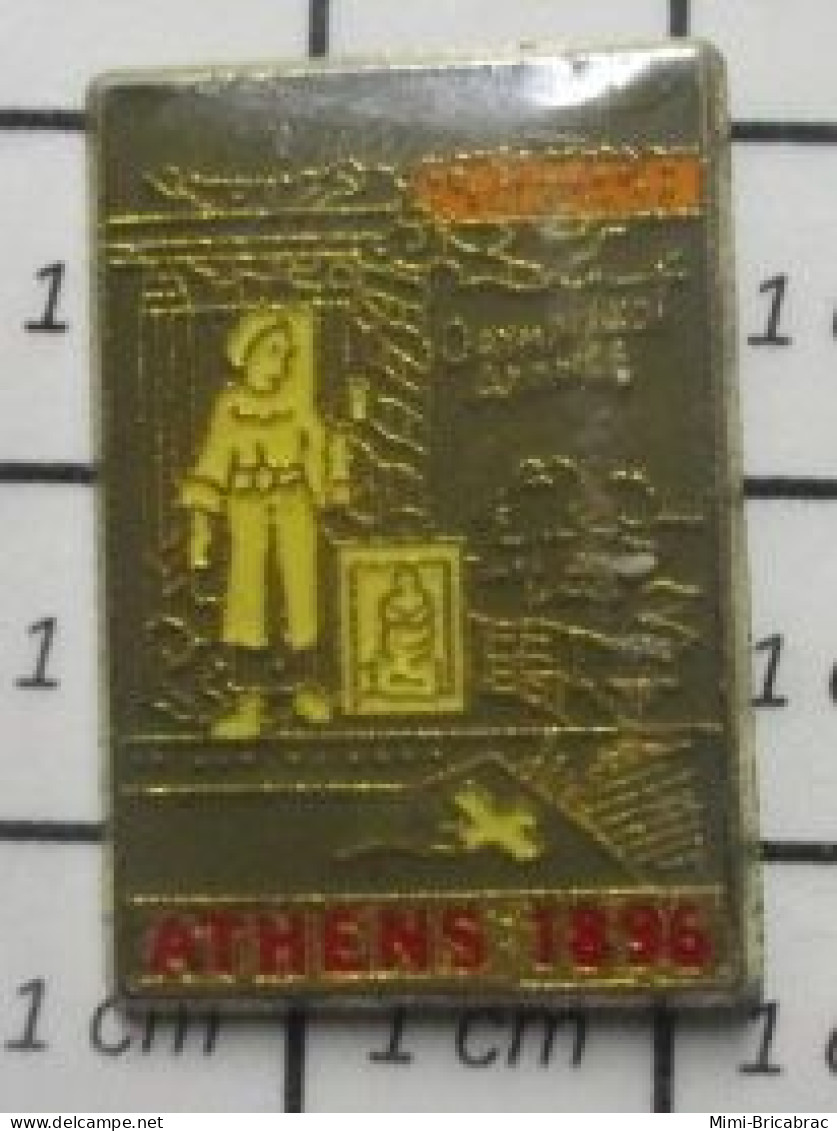 713b Pin's Pins / Beau Et Rare / JEUX OLYMPIQUES / ATHENS 1896 ATHENES  J.O. D'ETE - Olympic Games