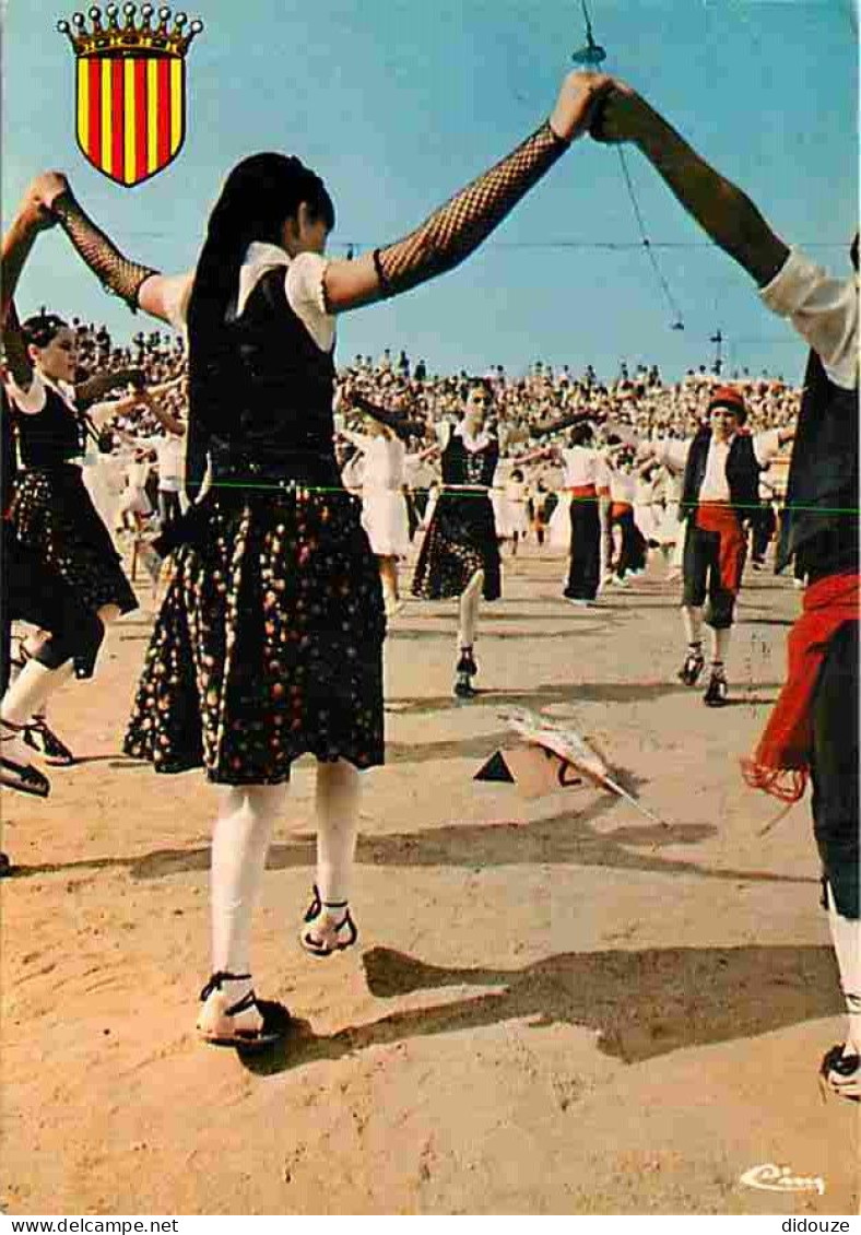 Folklore - Danses - Pays Catalan - Festival De La Sardane - Flamme Postale - Voir Scans Recto Verso - Danses