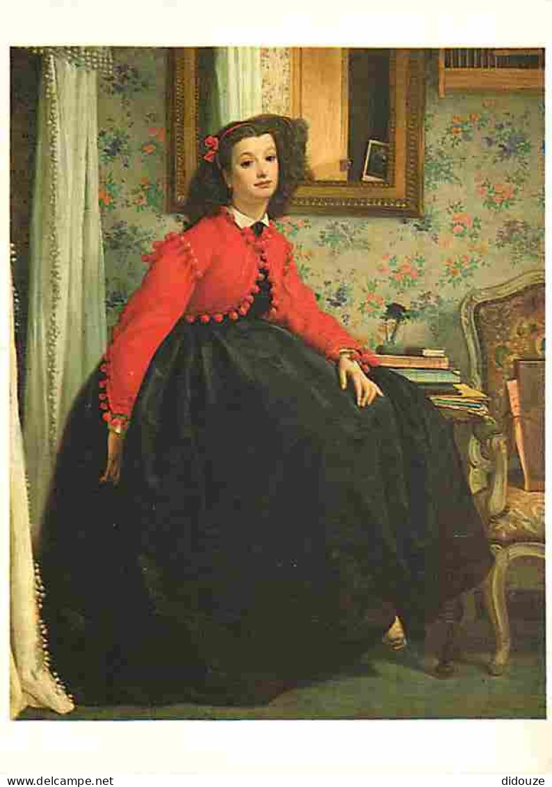 Art - Peinture - James Tissot - Jeune Femme En Veste Rouge - Portrait - Carte Neuve - CPM - Voir Scans Recto-Verso - Pintura & Cuadros