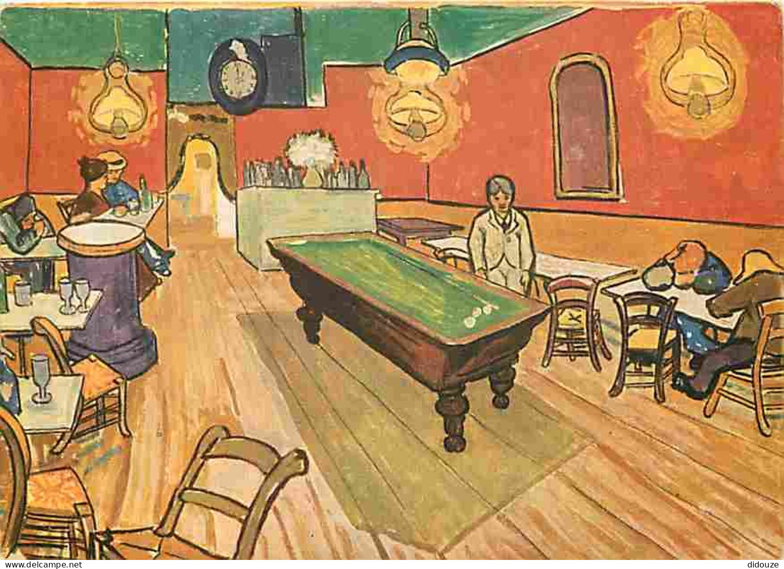 Art - Peinture - Vincent Van Gogh - Café In Arles - CPM - Voir Scans Recto-Verso - Malerei & Gemälde