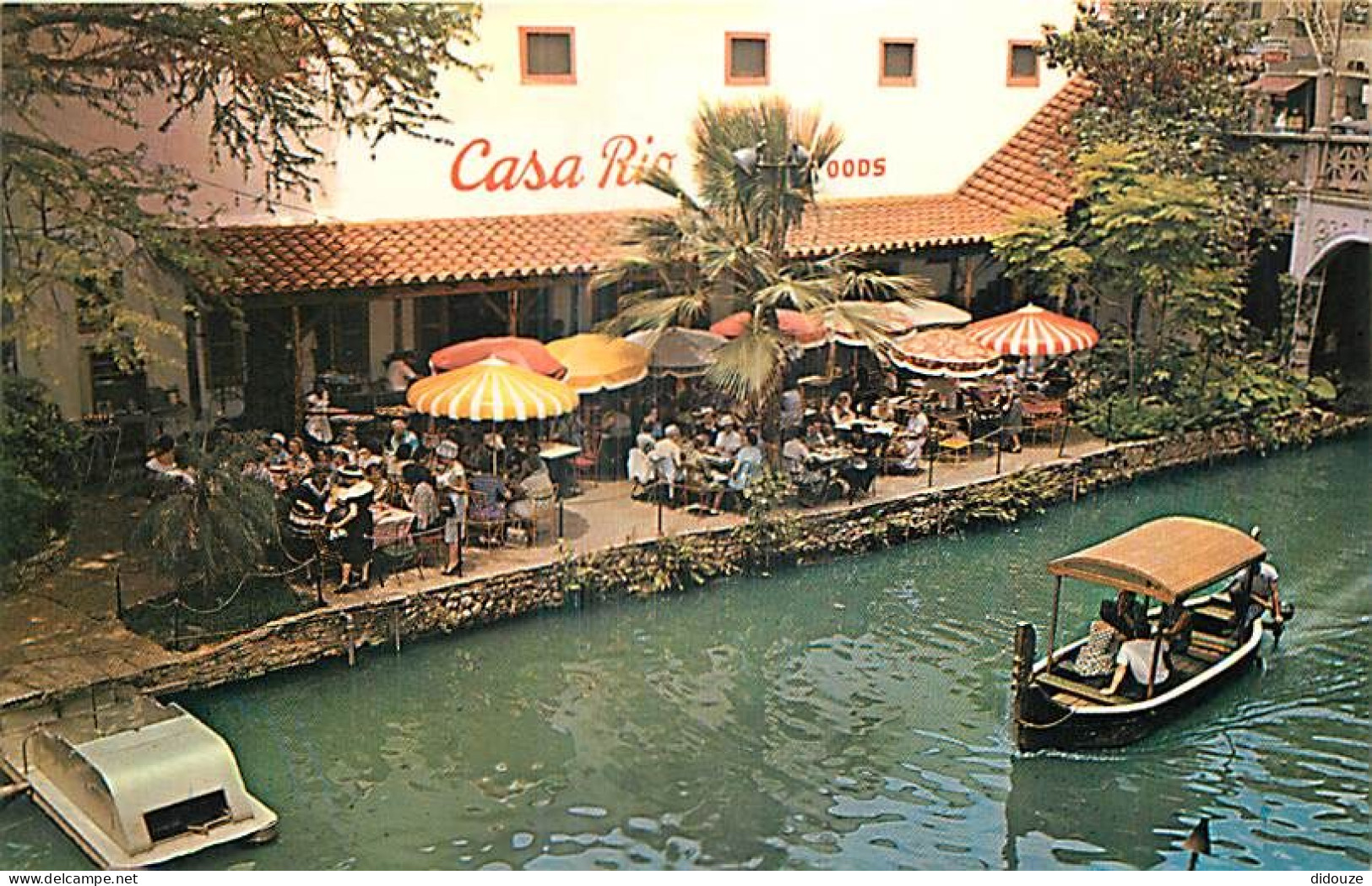 Etats Unis - San Antonio - Casa Rio - Mexican Foods - San Antonio River - Etat Du Texas - Texas State - CPSM Format CPA  - San Antonio