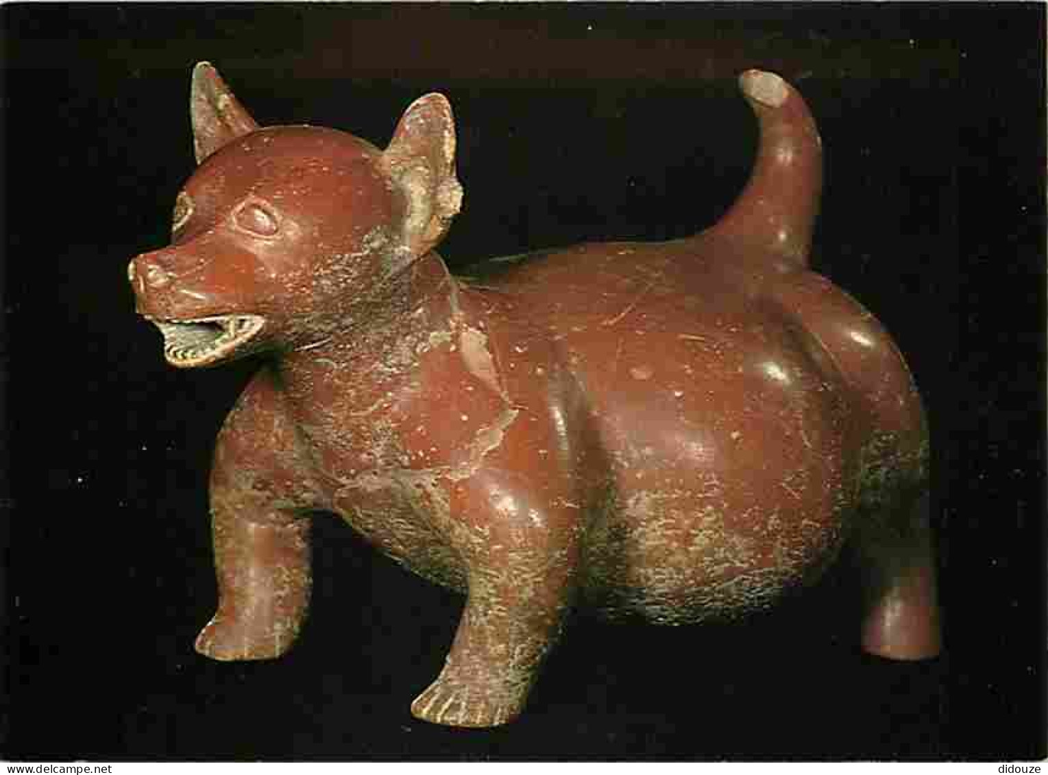 Art - Antiquités - Goteborgs Etnografiska Museum - Techichi - Stone Dog - Pre-Columbian Reproduction In Clay Of A Hairle - Antiquité