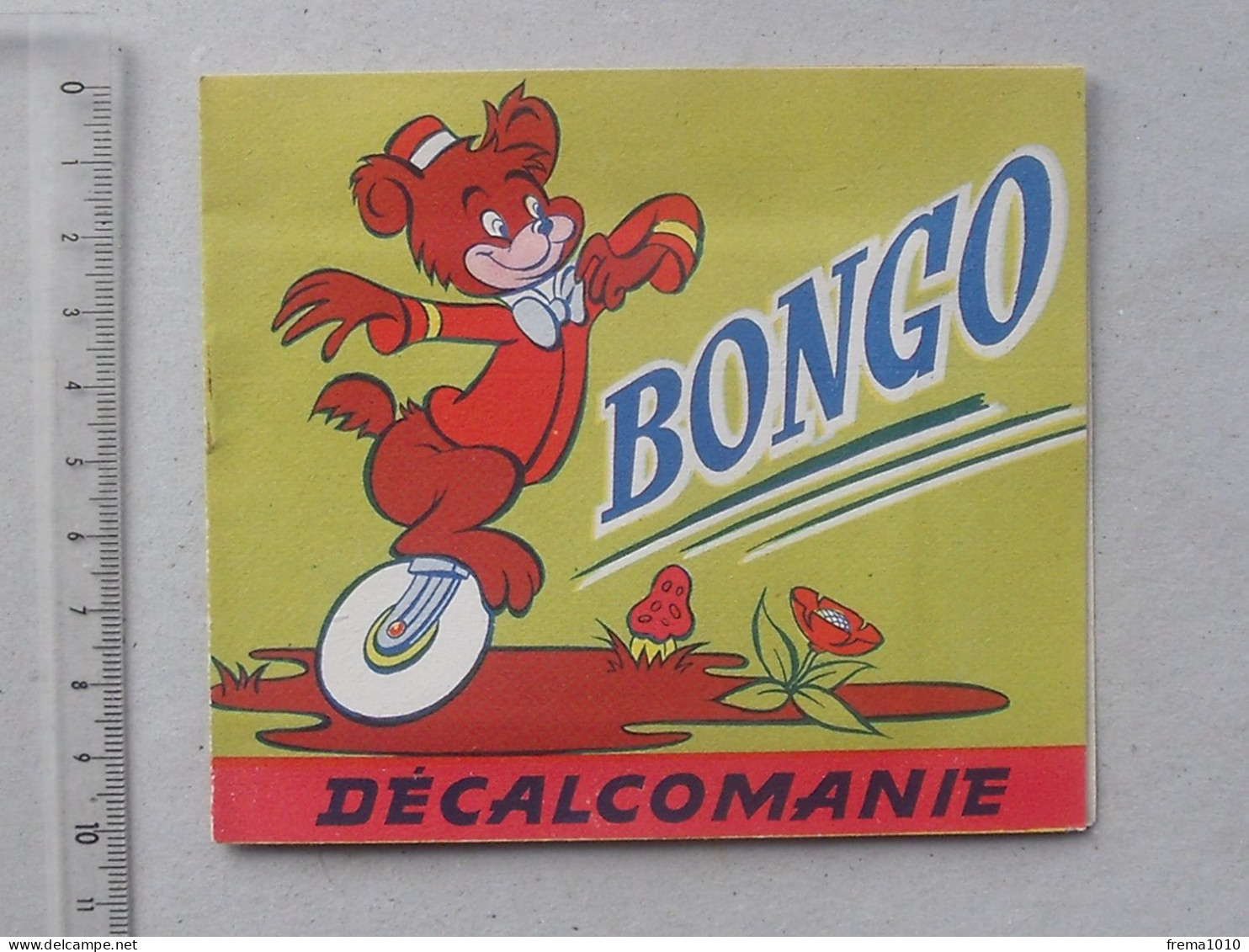 DECALCOMANIES Anciennes W. DISNEY: BONGO Ours Roi Du Cirque - Livret Avec 3 Volets Intérieurs - JESCO Imagerie - Collezioni