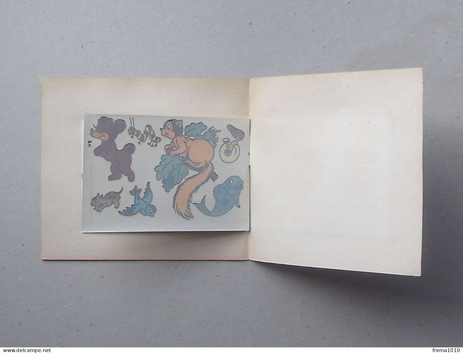 DECALCOMANIES Anciennes W. DISNEY: BONGO Ours Roi Du Cirque - Livret Avec 3 Volets Intérieurs - JESCO Imagerie - Collections