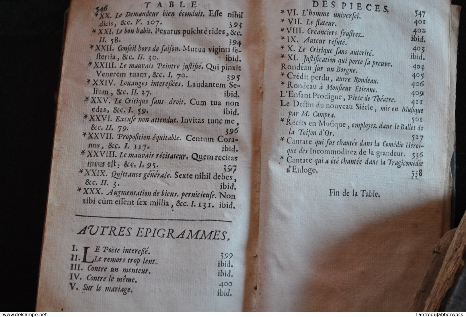 Recueil de poésies diverses Nouvelle édition revue corrigée Chez la veuve Etienne La Vertu 1733 Privilège du Roi Reliure