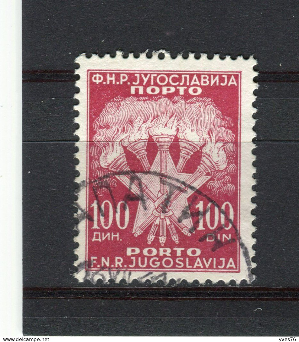 YOUGOSLAVIE - Y&T Taxe N° 121° - Timbres-taxe