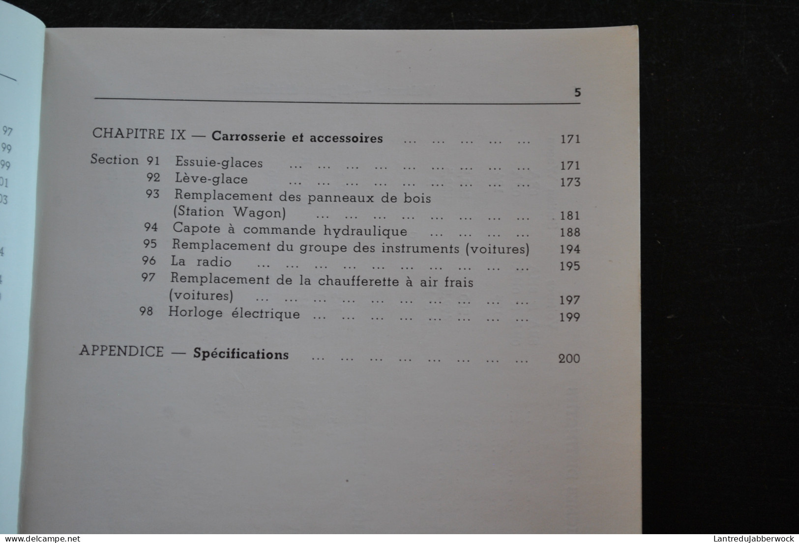 Manuel De Réparation FORD Voitures 1949 - 1950 Camions Série-F Truck Car Technique Mécanique Ancêtre Oldtimer Entretien - Auto