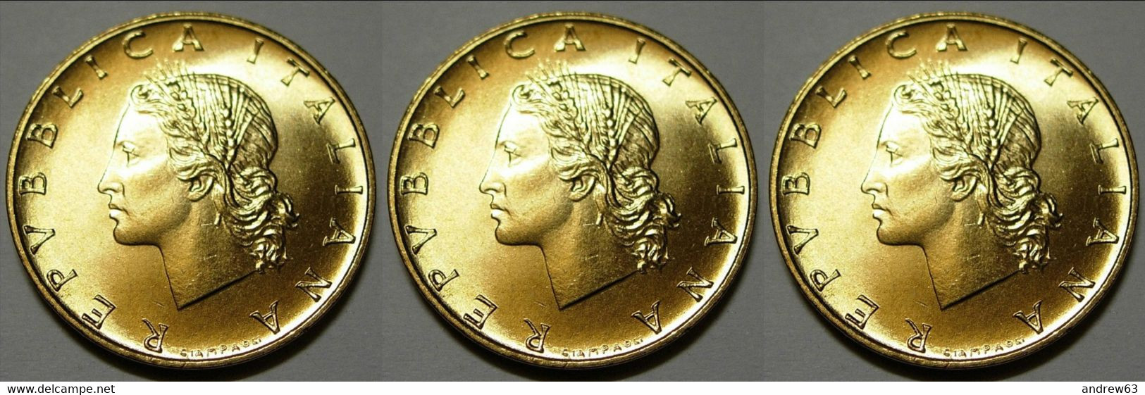 ITALIA - Lire 20 1990 - FDC/Unc Da Rotolino/from Roll 3 Monete/3 Coins - 20 Lire