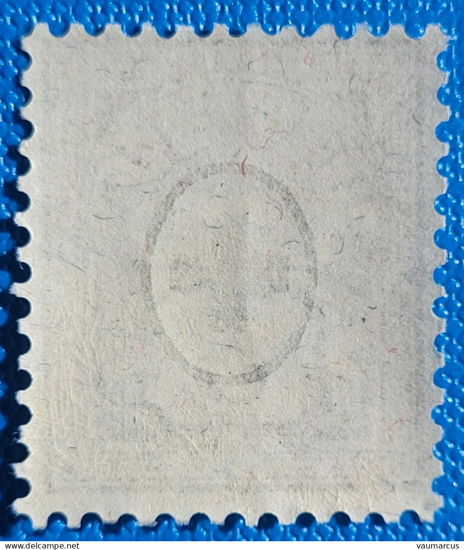 Zu  59B / Mi 51Y / YT 64 Marque De Contrôle "ovale étroite* (*) Regommé Voir Scan Recto/verso + Description - Unused Stamps