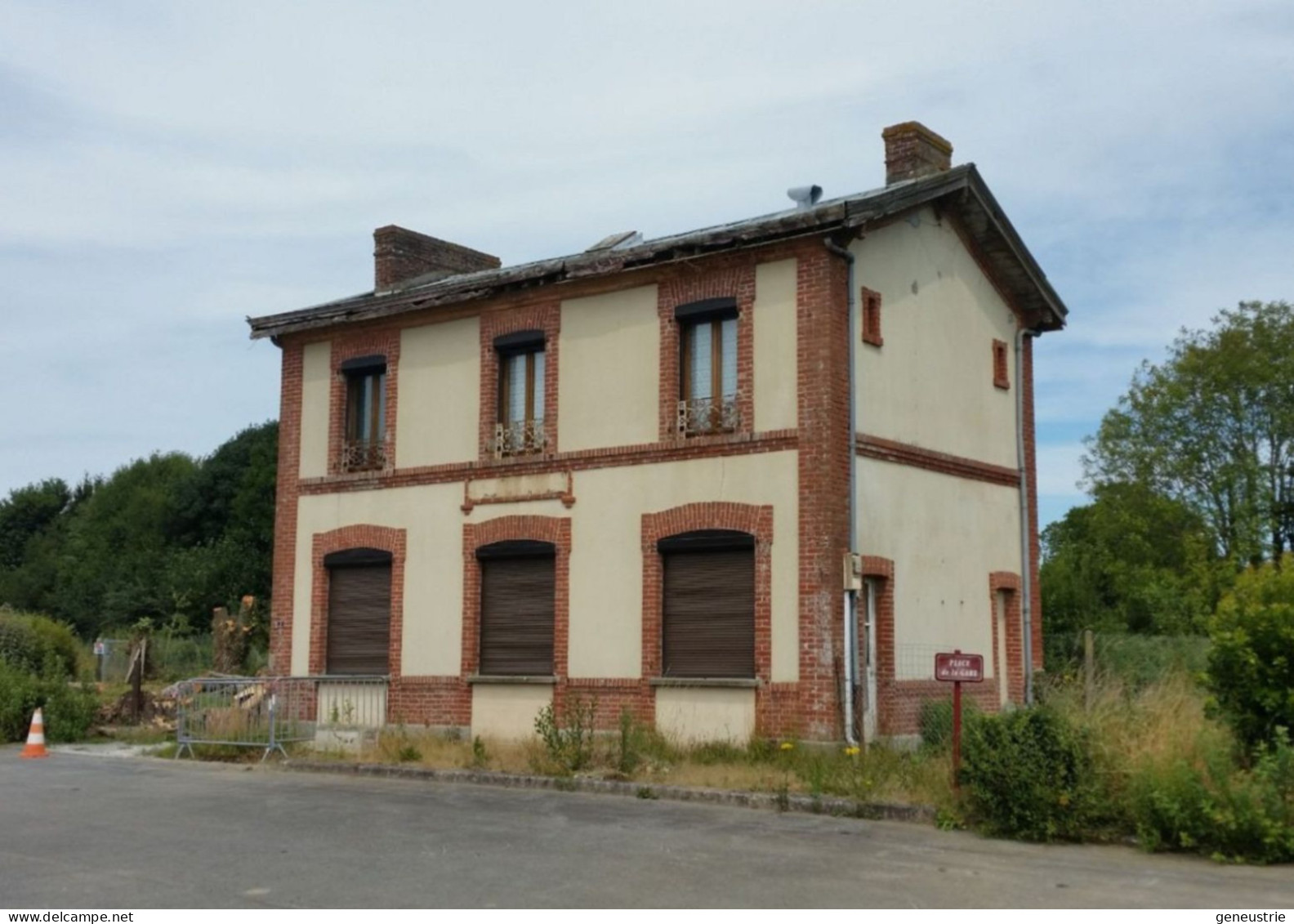 Carte-photo Moderne  "Ancienne Gare De Sartilly-Montviron" Ligne Granville - Rennes" SNCF - Normandie - Gares - Sans Trains