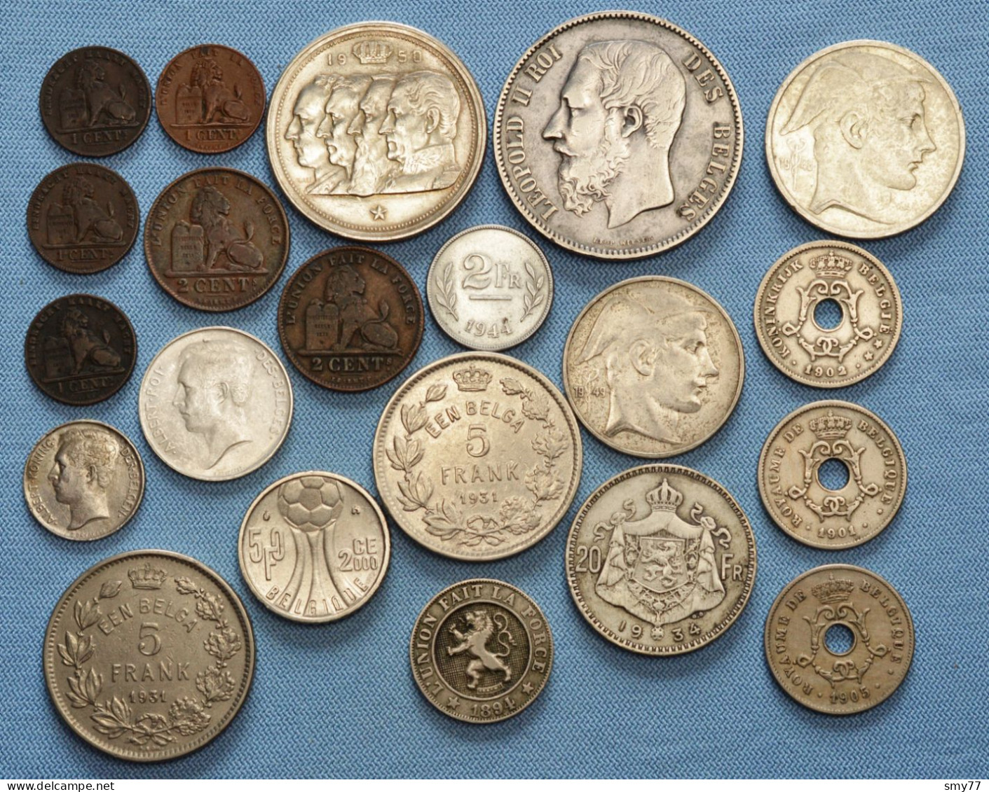 Belgique / Belgium (4) • Lot 21x • Only Scarcer And And / Or Silver Coins •  [24-542] - Colecciones