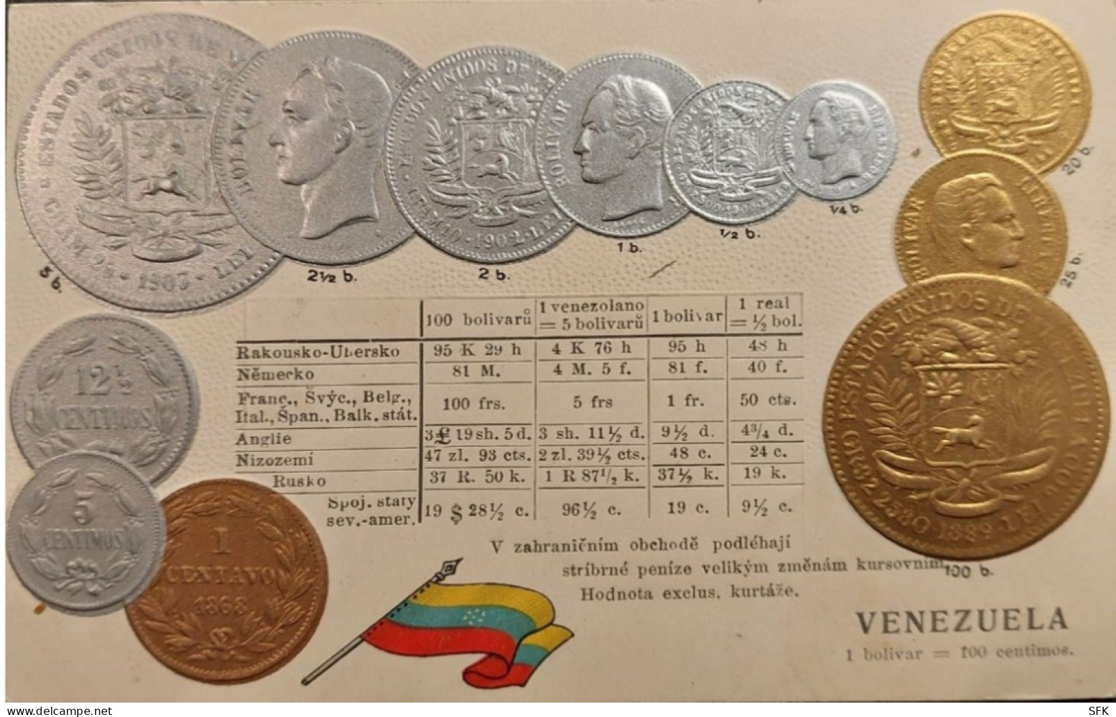 Venezuela Coins I- VF,  760 - Monnaies (représentations)