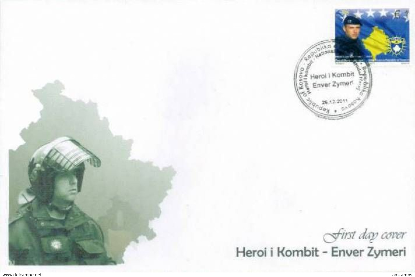 Kosovo Stamps 2011. Hero Of Kosova: Enver Zymeri. FDC MNH - Kosovo