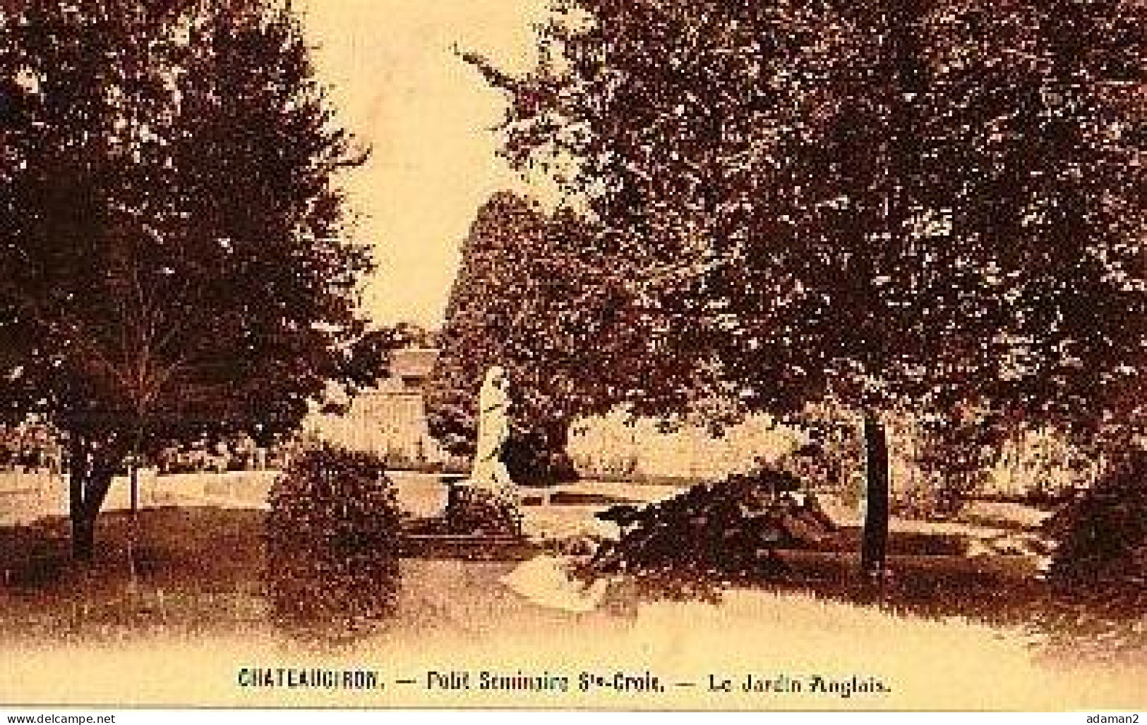 Chateaugiron   P62        Petit Séminaire Ste Croix. Le Jardin Anglais - Châteaugiron