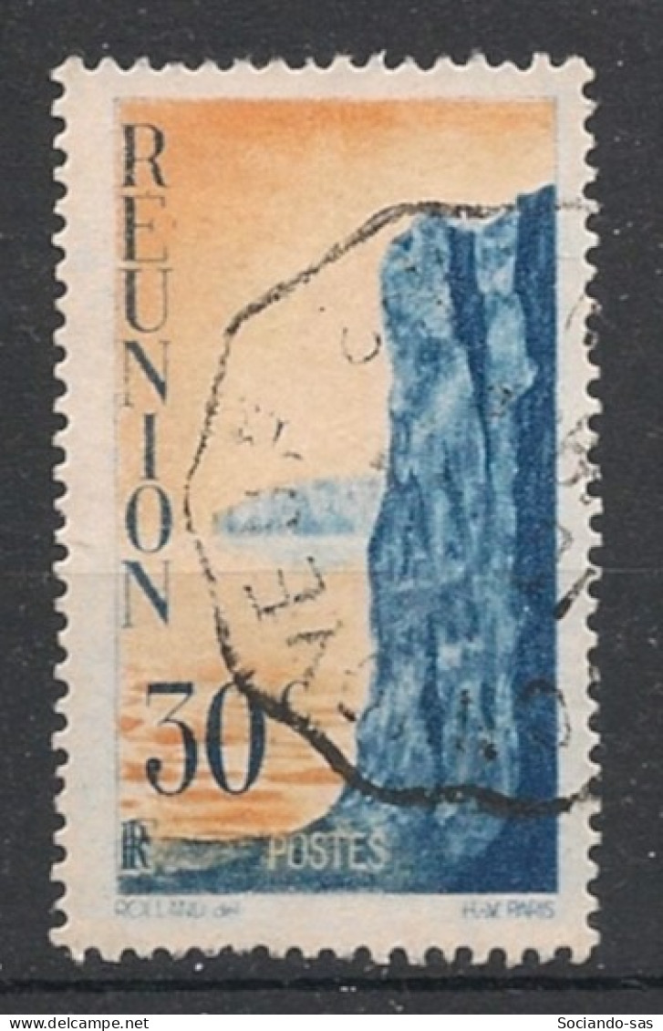 REUNION - 1947 - N°YT. 263 - 30c Bleu Et Orange - Oblitéré / Used - Gebraucht