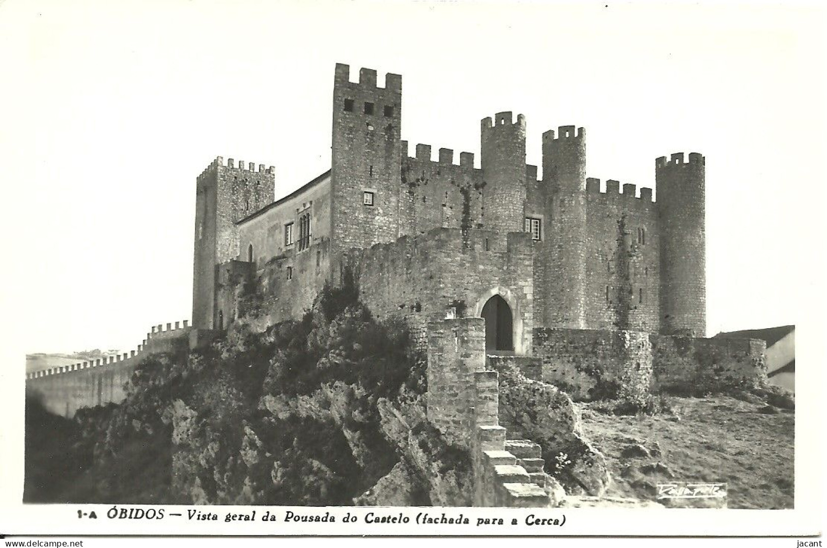 Portugal - Obidos - Vista Geral Da Pousada Do Castelo - Fachada Para A Cerca - Ed. Loty - Leiria