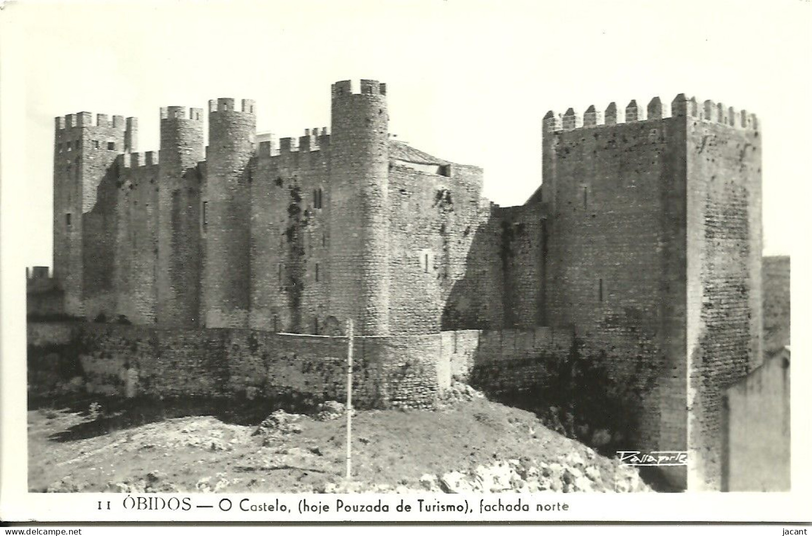 Portugal - Obidos - O Castelo (hoje Pousada De Turismo) Fachada Norte - Ed. Loty - Leiria