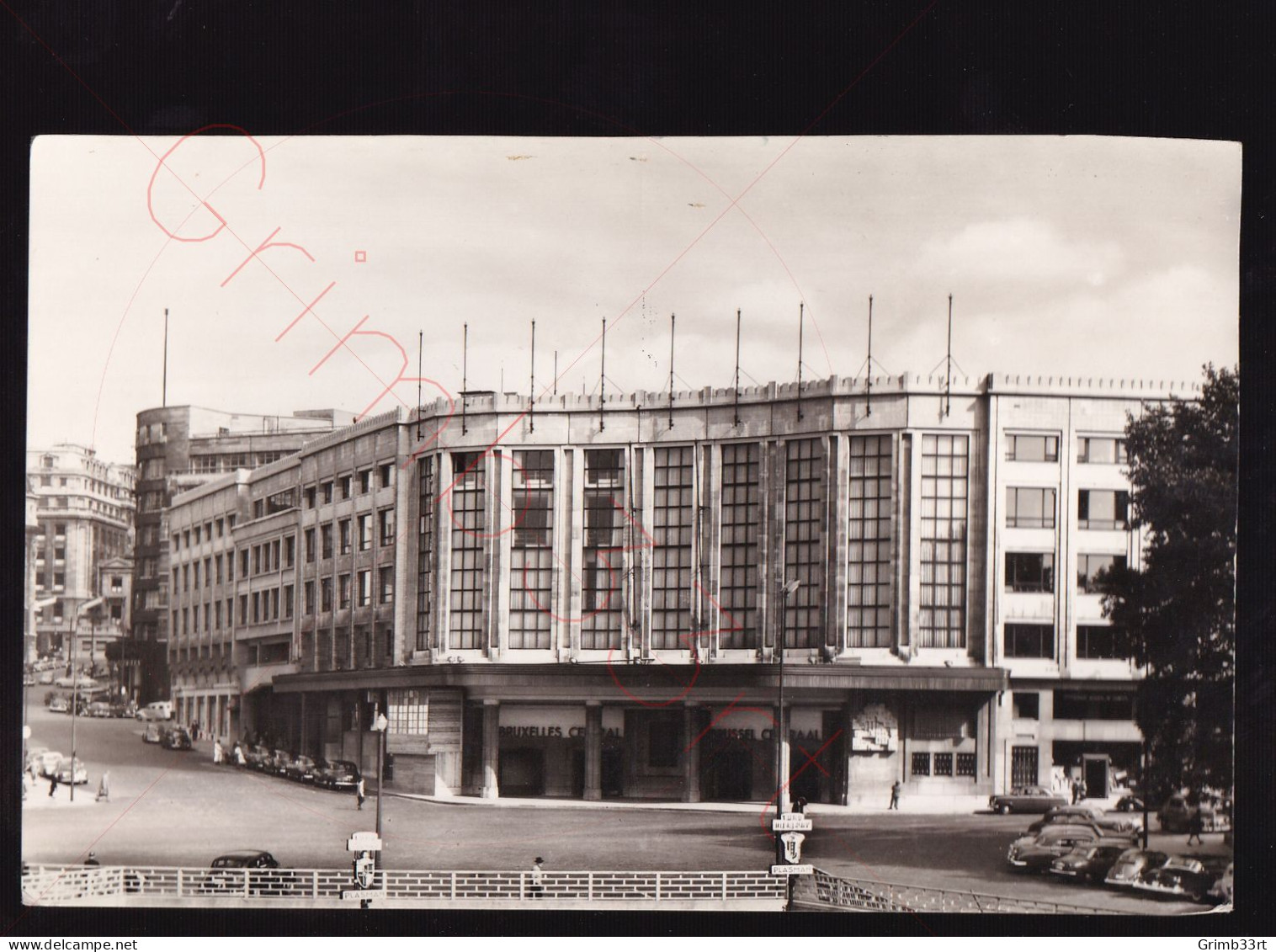 Bruxelles - Gare Centrale - Fotokaart - Ferrovie, Stazioni