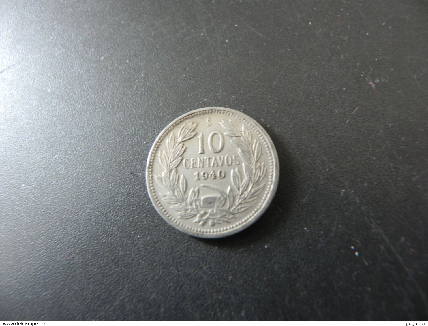 Chile 10 Centavos 1940 - Chili