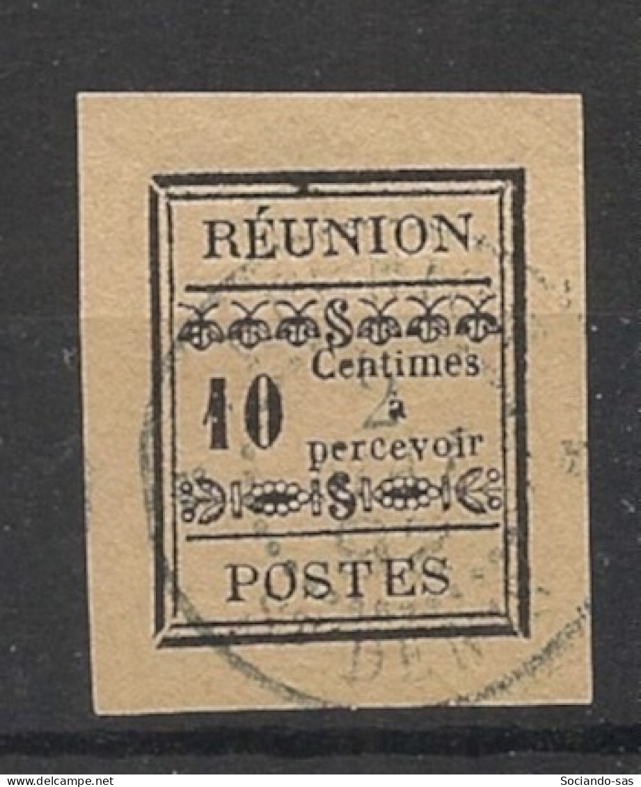 REUNION - 1899 - Taxe TT N°YT. 2 - 10c Noir - Oblitéré / Used - Timbres-taxe