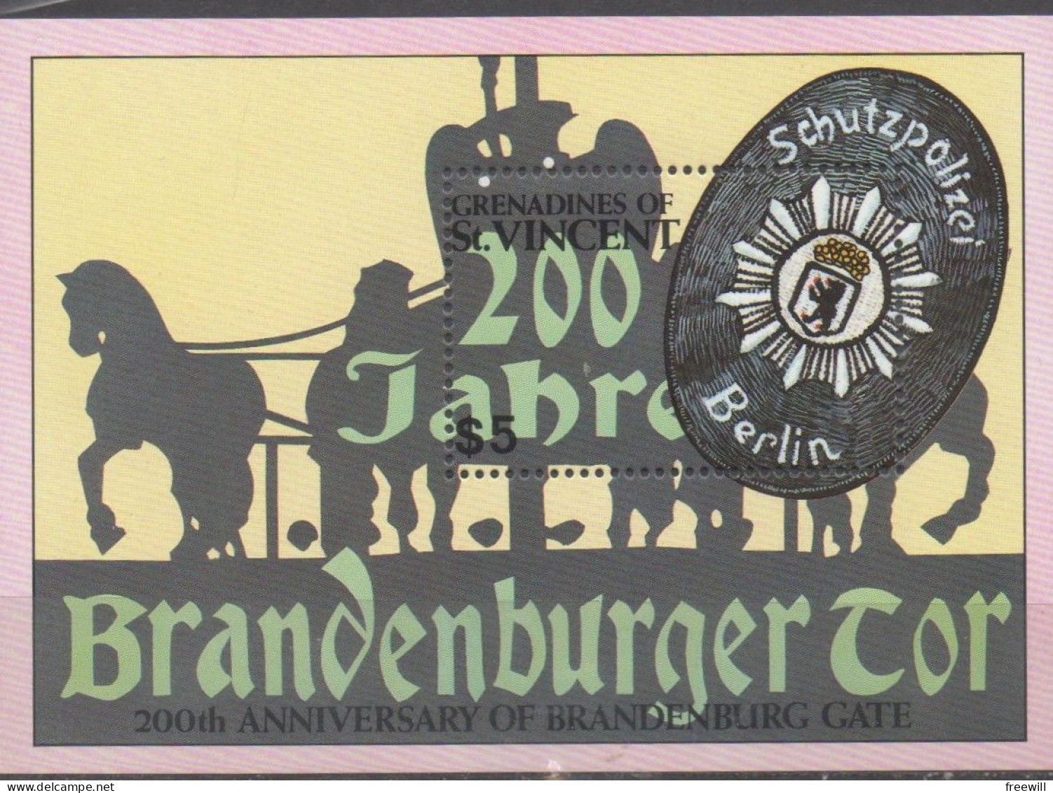 Porte De Brandebourg- Brandenburger Tor  XXX - St.Vincent & Grenadines