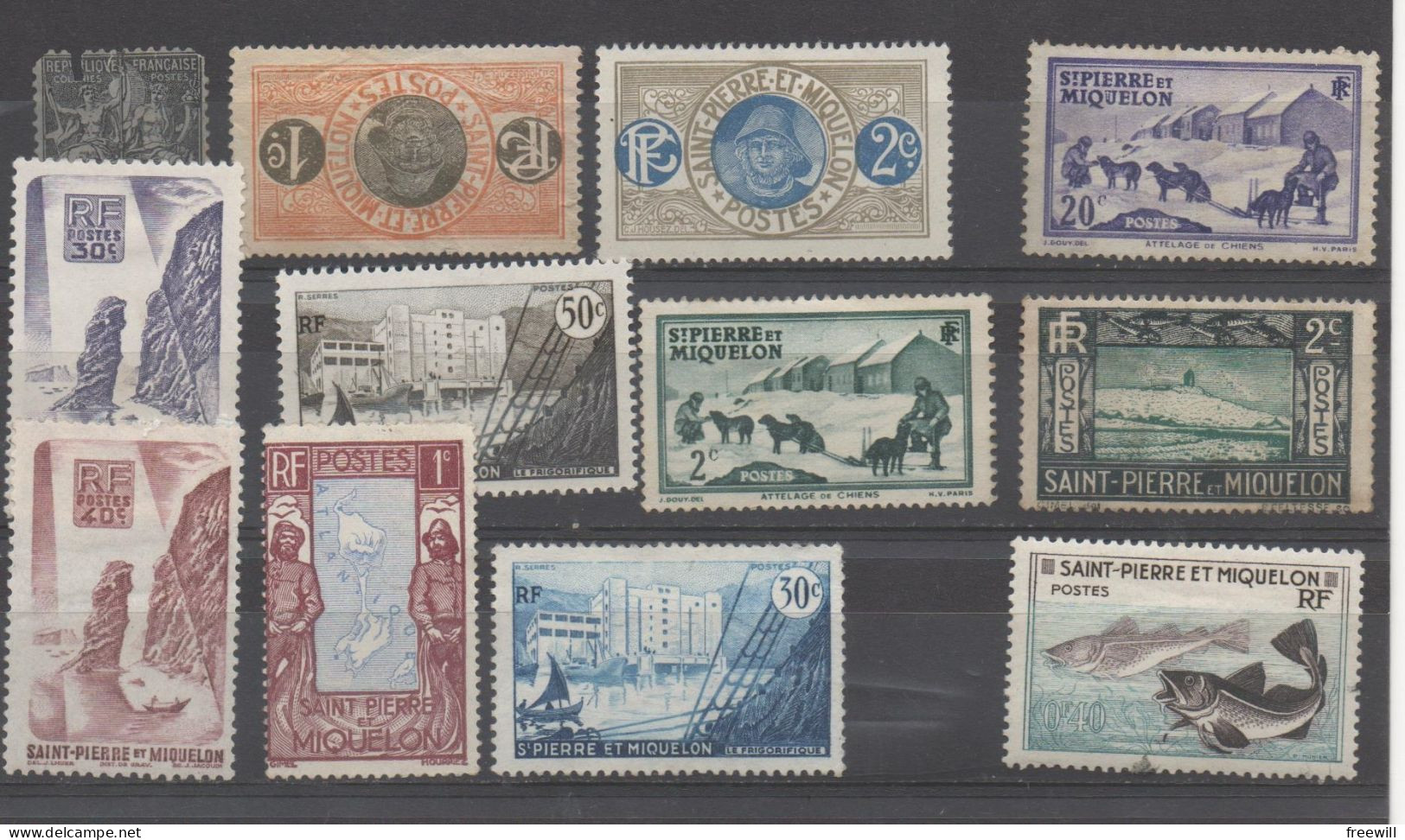 Saint-Pierre Et Miquelon Timbres Divers - Various Stamps -Verschillende Postzegels - Neufs