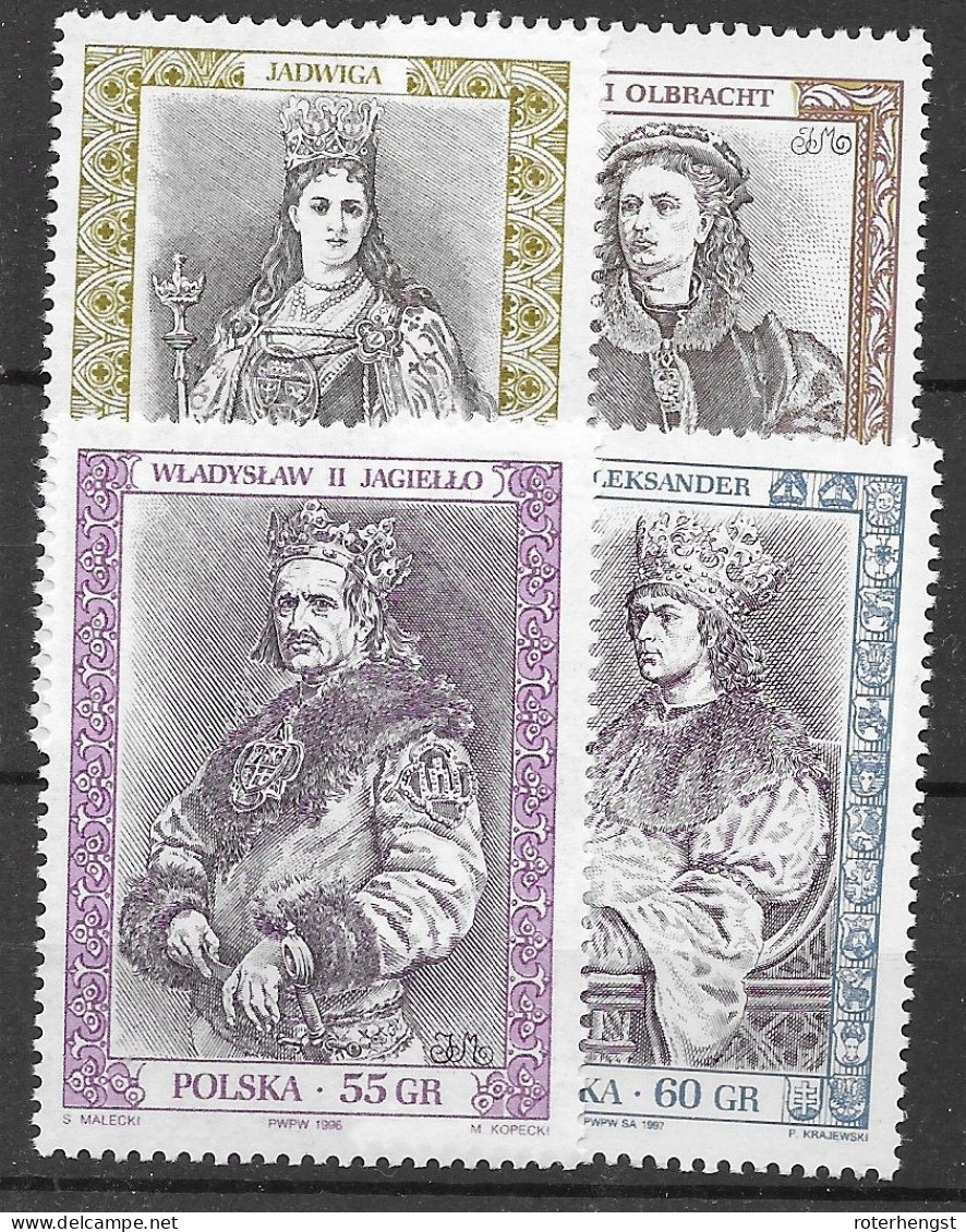 Poland Mnh ** Kings Set 1996 - Unused Stamps