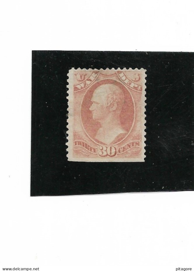Timbre De Service   Des Etats- Unis Neuf**, Année 1873 N:34 (Guerre ) War - Unused Stamps