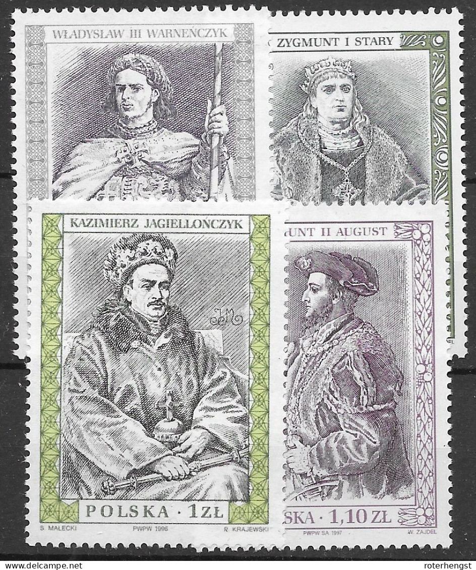 Poland Mnh ** Kings Set 1997 - Unused Stamps