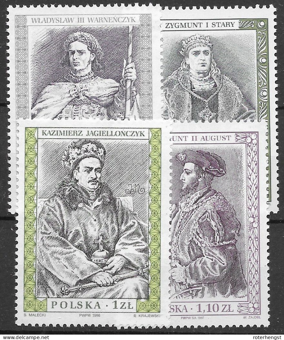 Poland Mnh ** Kings Set 1997 - Nuevos