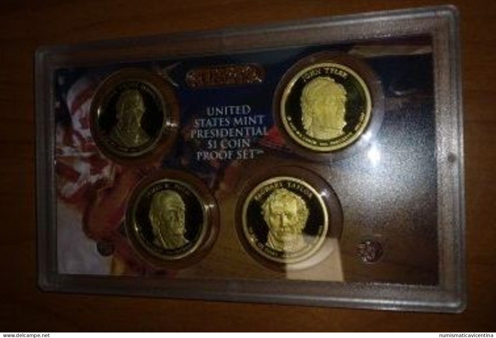 America  Set 2009 S  Cent Five Cents Dime Quarter +  Half + One Dollars USA Presidents America States Proof - Proof Sets