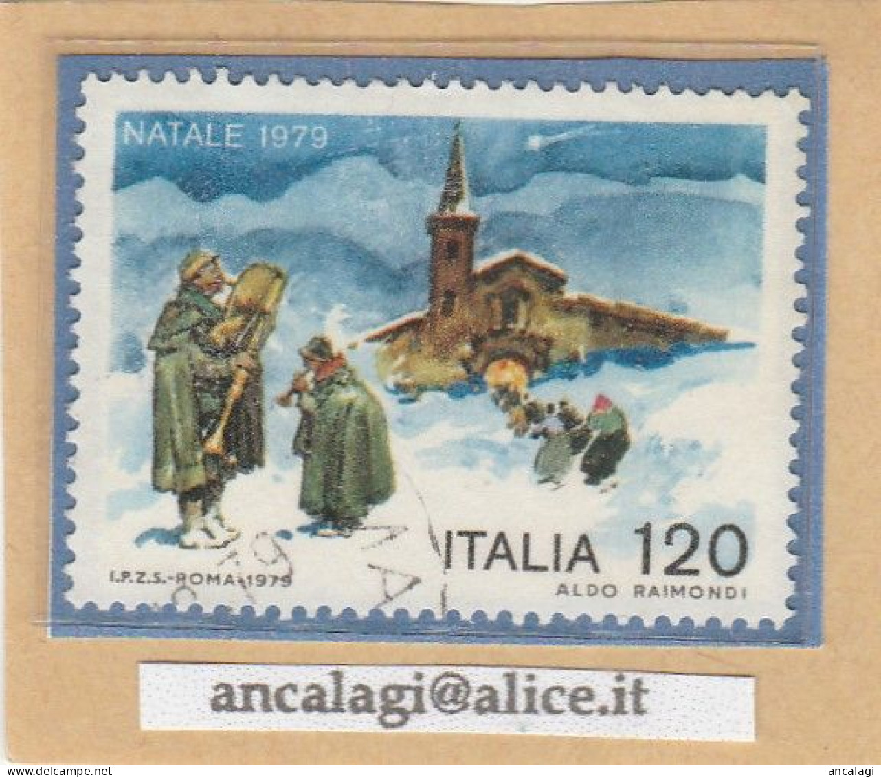 USATI ITALIA 1979 - Ref.0420 "NATALE" 1 Val. - - 1971-80: Usati